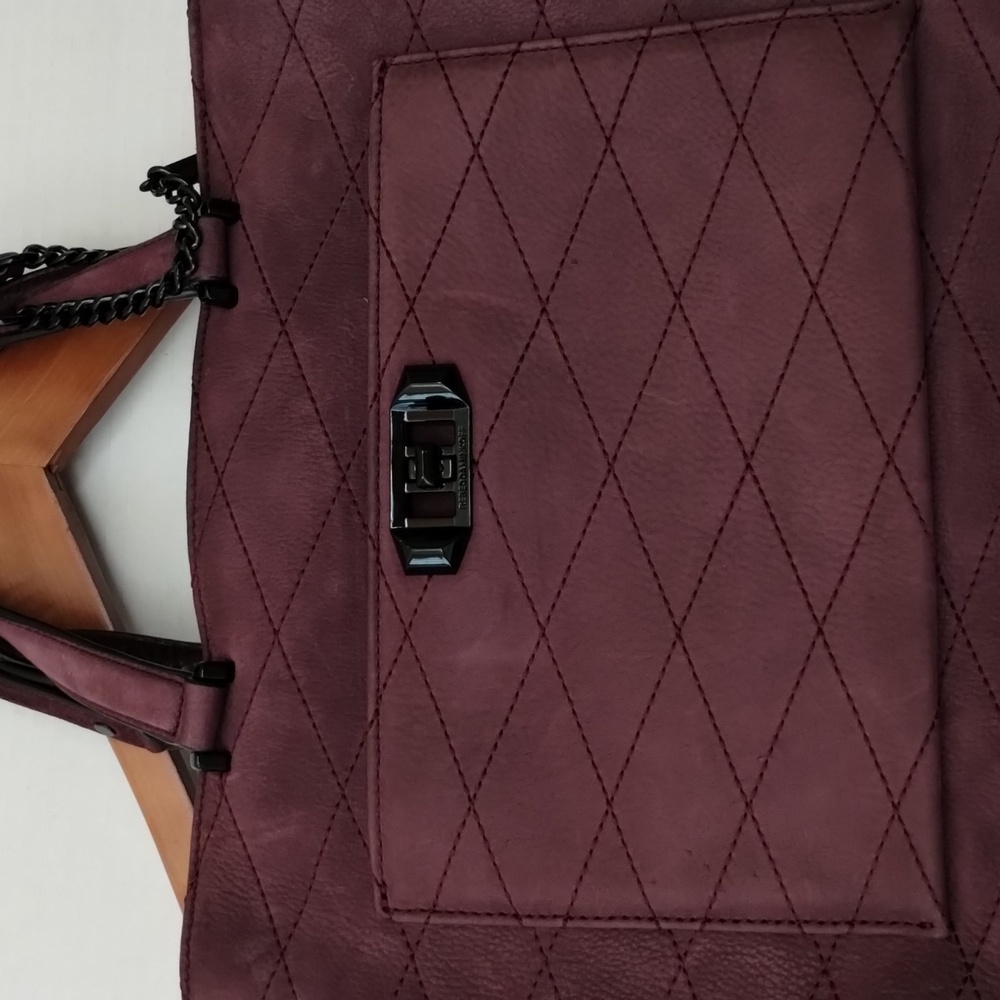 Rebecca Minkoff Burgundy Shoulder Bag - Picture 4 of 16